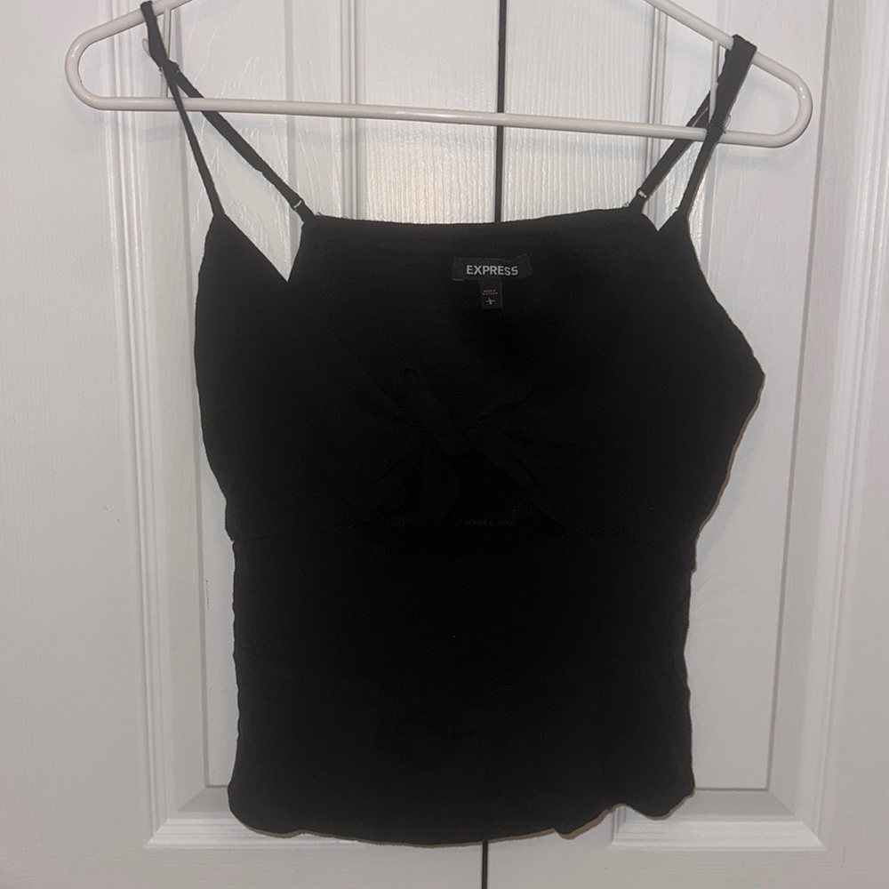 Black cropped shirt